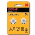Blister pilas kodak boton litio max cr 2025 -  pack blister 2 pilas