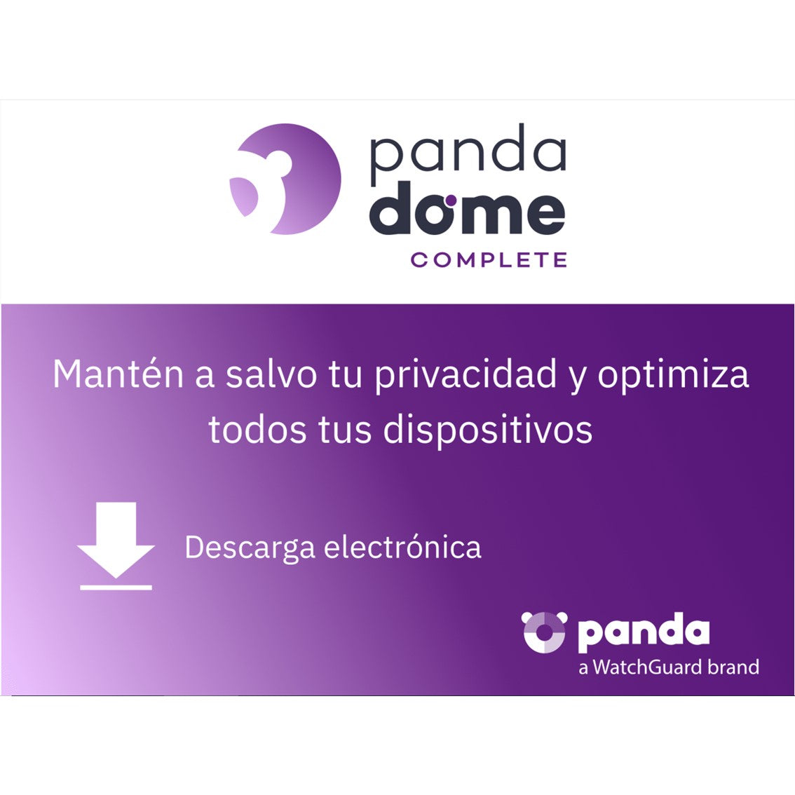 Antivirus panda dome complete 3  dispositivos 1 año esd licencia electronica