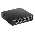 Switch 5 puertos 10 - 100 - 100 poe 60w d - link