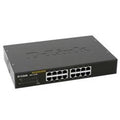 Switch 16port 10 - 100 - 1000 gibabit metal copper desktop switch d - link
