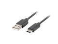 Cable usb lanberg 3.1 macho -  usb tipo c macho 1m negro