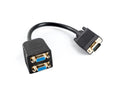 Adaptador lanberg vga - vga x2 20cm