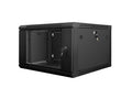 Armario rack lanberg 6u 600x600x368 auto ensamblado 19 pulgadas pulgadas hasta 60 kg negro