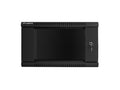 Armario rack lanberg 6u 600x450x368 auto ensamblado 19 pulgadas hasta 60 kg negro