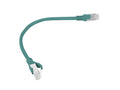 Cable red lanberg latiguillo cat.6 utp 0.25m verde fluke passed