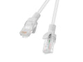 Cable red lanberg latiguillo cat.6 utp 1m gris fluke passed