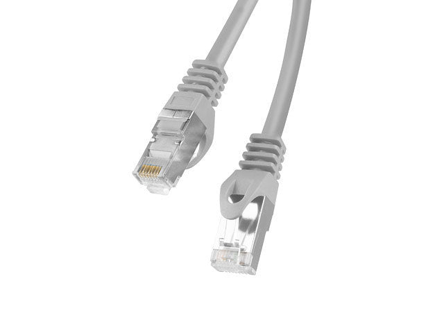 Cable red lanberg latiguillo cat.6 ftp 0.25m gris fluke passed