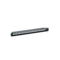 Patch panel equip vacio cat.6 24 puertos keystone 1u