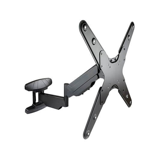 Soporte tv - monitor tooq 23 pulgadas - 55 pulgadas giratorio - inclinable negro vesa max 400x400 -  inclinable 5º - 15º -  girable - 90º -  carga maxima 30kg