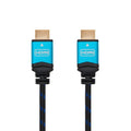 Cable hdmi (a) to hdmi (a) 4k 1.5m nanocable black  m - m - 60hz -  18gbps -  v2.0 -  trenzado