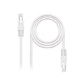 Cable red nanocable latiguillo rj45 utp cat6 1m blanco