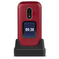 Telefono movil doro 6060 red - white - 2.8 pulgadas -  blanco y rojo