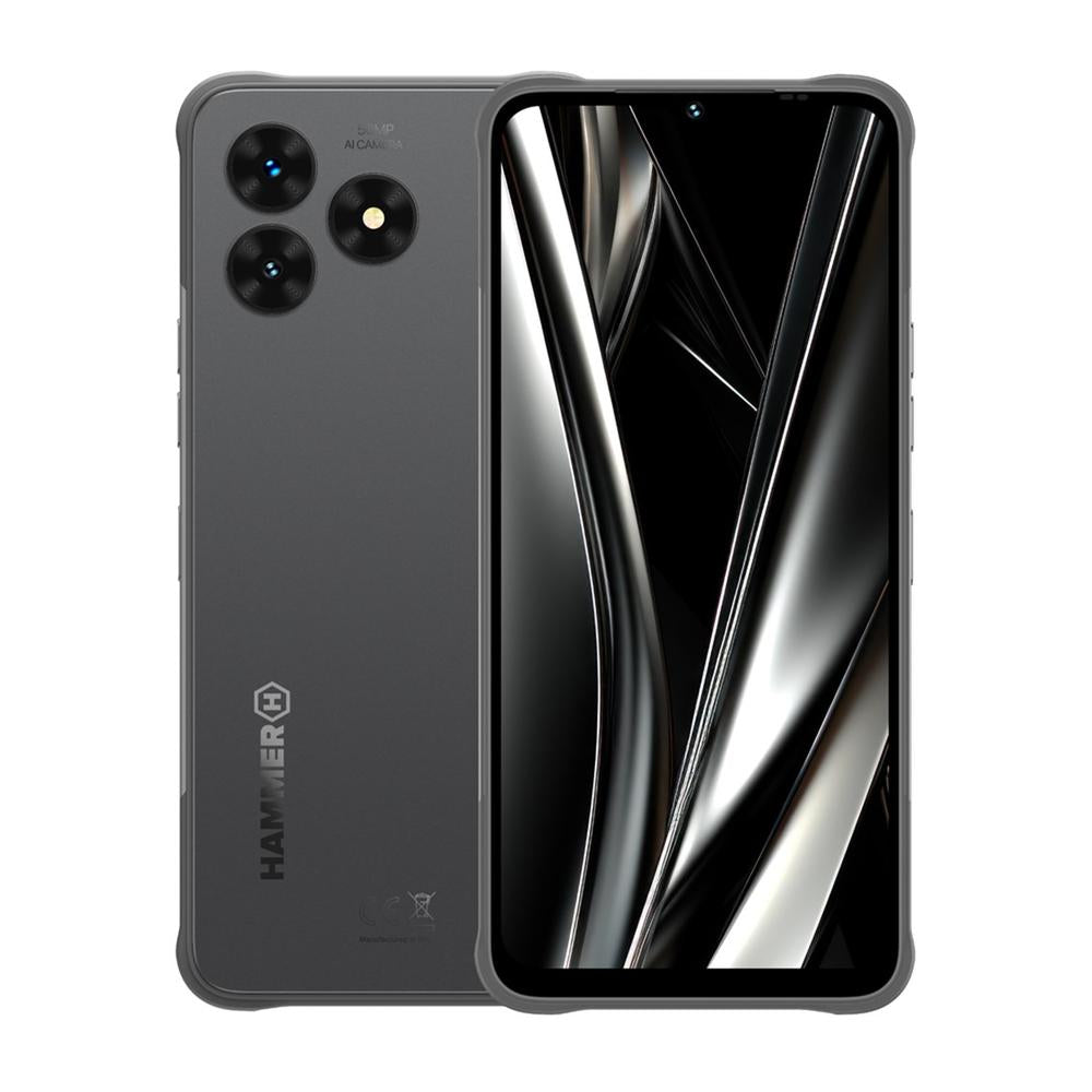 Telefono movil smartphone rugerizado hammer blade va 5g - 6.56 pulgadas - 8+128gb negro