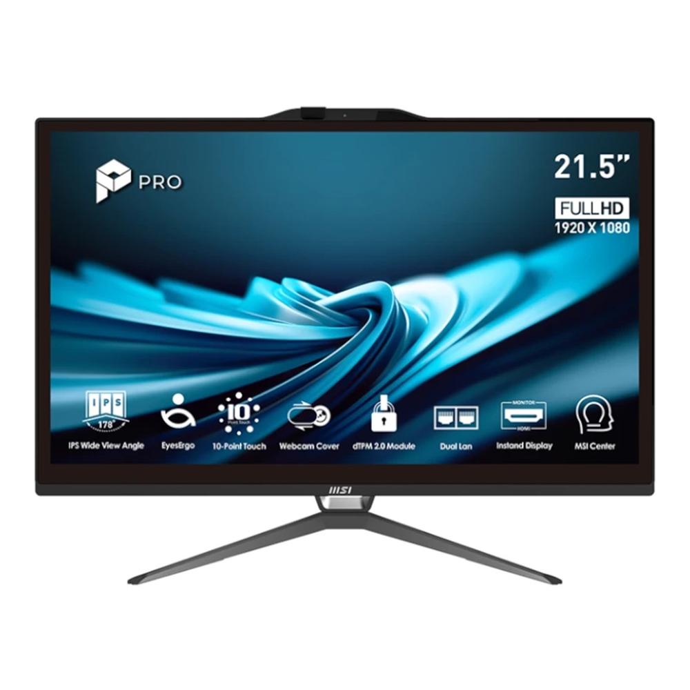 Ordenador all in one msi pro ap222t - 449es i5 - 14400 -  8gb -  ssd 256gb -  21.5 pulgadas fhd -  w11p