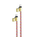 Cable usb tipo c intenso 1.65m -  macho - macho -  neon mix