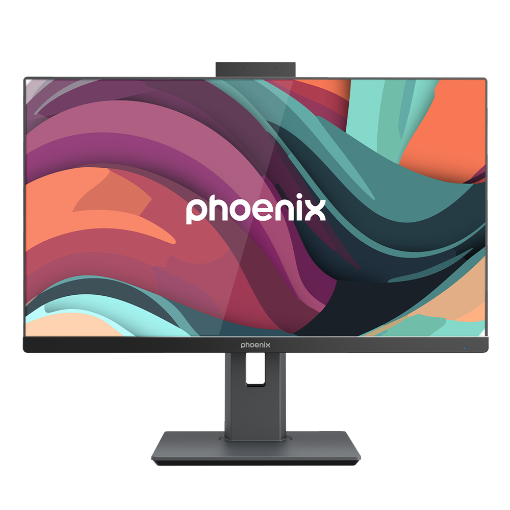 Barebone all in one phoenix campro 27 pulgadas placa asus h610t2 ddr5 con adaptador 120w