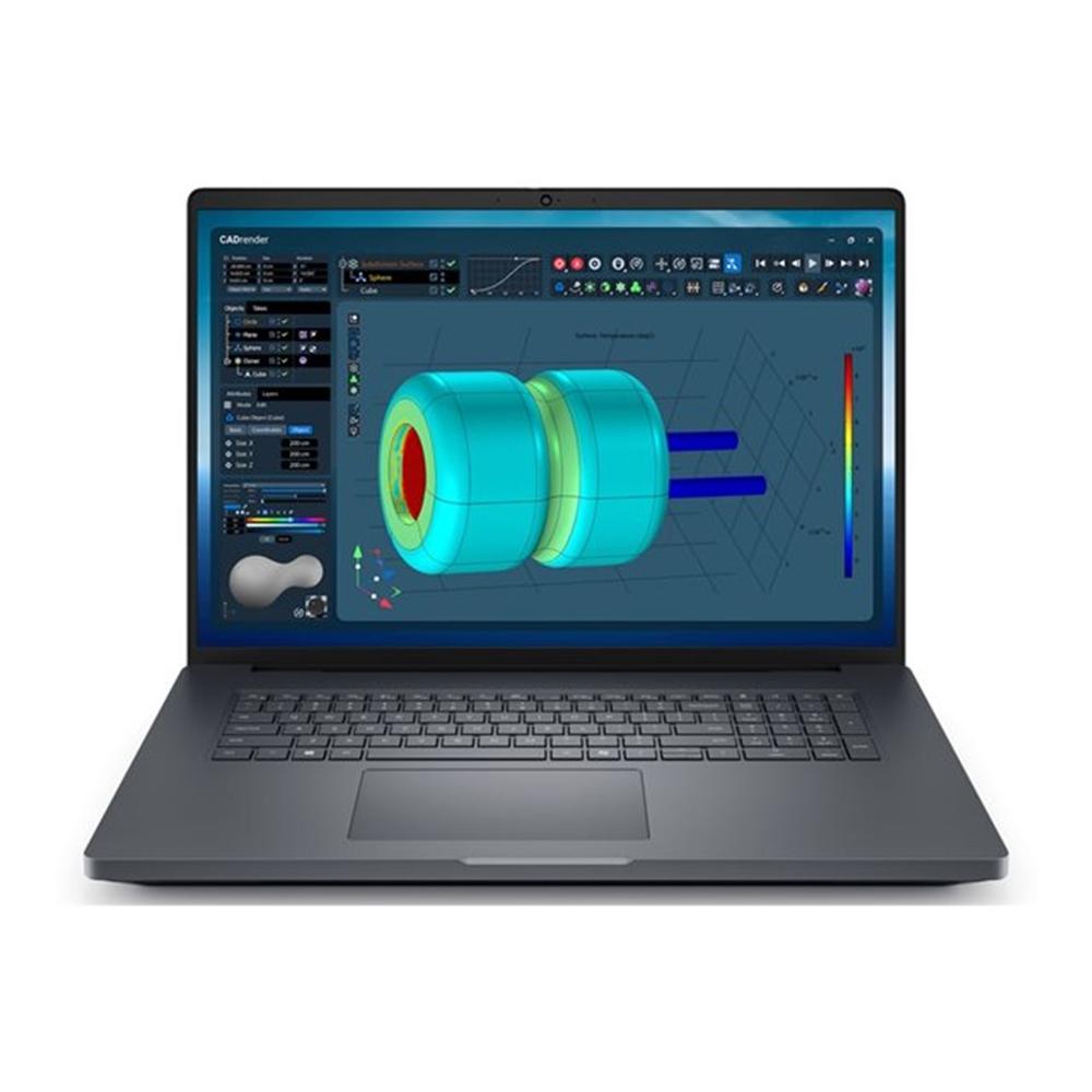 Portatil dell pro max 18 plus mb18250 u7 - 265hx -  32gb -  ssd 1tb -  rtx pro 3000 -  18 pulgadas qhd+ -  w11p