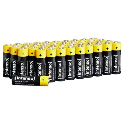 Pack de pilas alcalinas intenso energy ultra aa lr6 100 unidades