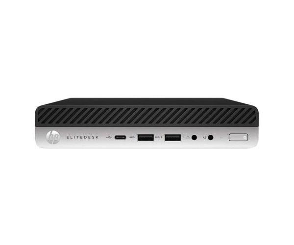 Ordenador reacondicionado mini hp elitedesk 800 g3 - i5 - 7th - 8gb - 256gb m2 - win 10 pro - sin cable trebol