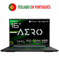 Portatil gigabyte aero  x16 2wha3ptc65ah r9 - 370hx -  32gb -  ssd 1tb -  rtx 5070 8gb -  16 pulgadas -  w11h portugues
