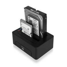 Estacion de acoplamiento ewent para unidad de disco duro y de estado solido sata 2.5 pulgadas y 3.5 pulgadas -  usb 3.0