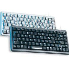 Teclado cherry  g84 - 44100 ultra compacto usb blanco