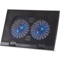 Base refrigeracion conceptronic para portatiles 2 ventiladores 125mm hasta 17 pulgadas