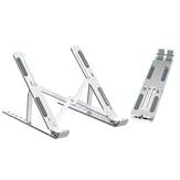 Soporte de mesa plegable de viaje ewent ew1266 para ordenador portatil 10 - 15.6 pulgadas aleacion de aluminio