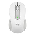 Mouse raton logitech m650 for business mediano wireless inalambrico blanco crudo