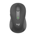 Mouse raton logitech m650 for business mediano wireless inalambrico grafito