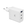 Cargador rapido ewent ew1323 65w 2 x usb tipo c 1 x usb tipo a
