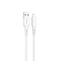 Cable qcharx lisbon usb a tipo c 3a - 1 m - pvc blanco
