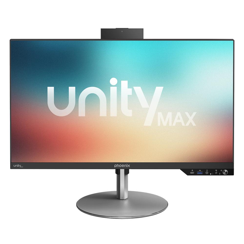 Ordenador all in one phoenix unity max i3 14gº -  16gb ddr5 -  ssd 1tb nvme - 23.8 pulgadas -  fhd 1080p ips - negro - w11 pro