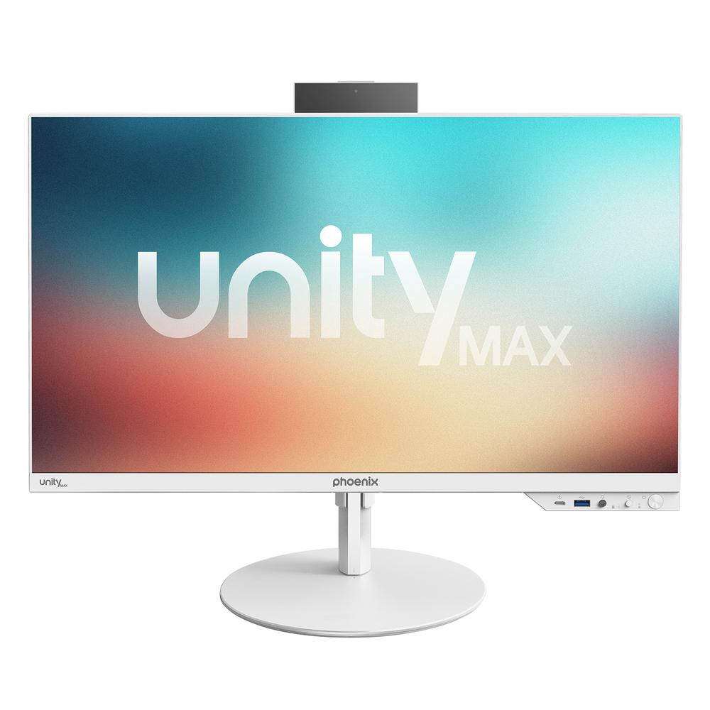 Ordenador all in one phoenix unity max i5 14gº -  16gb ddr5 -  ssd 1tb nvme - 23.8 pulgadas -  fhd 1080p ips - blanco - w11 pro