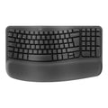 Teclado logitech ergo series wave keys for business negro