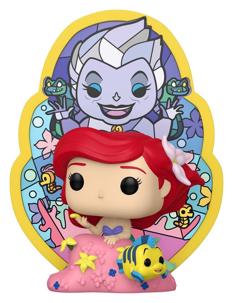 Funko pop deluxe little mermaid ariel (glass)