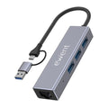 Hub ewent ew1159 usb tipo c - usb 3.2 4 en 1