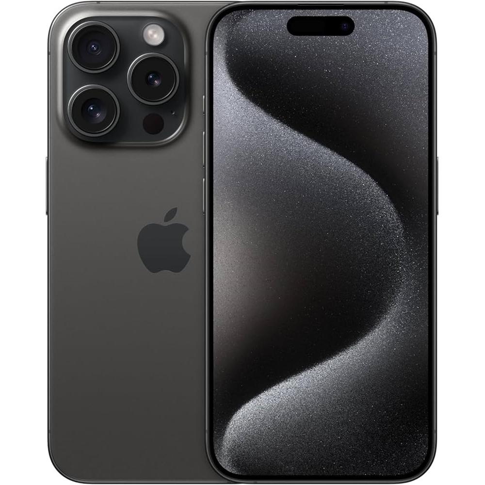 Telefono movil smartphone apple iphone 15 pro 5g - 512gb - 6.1 pulgadas negro acondicionado