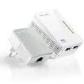 Pack 1 adaptador de red wifi +1 normal 500mbps linea electrica powerline tp - link